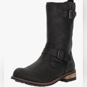 Womens Kodiak Alcona Black Leather Mid-Calf Riding Boots Waterproof Size 9 Warm